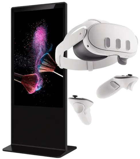 Alquiler de lentes meta quest de Realidad Virtual y Pantallas interactivas para eventos