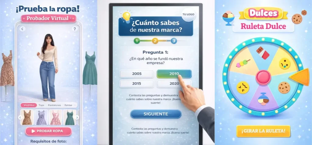 Experiencias para Pantallas Interactivas