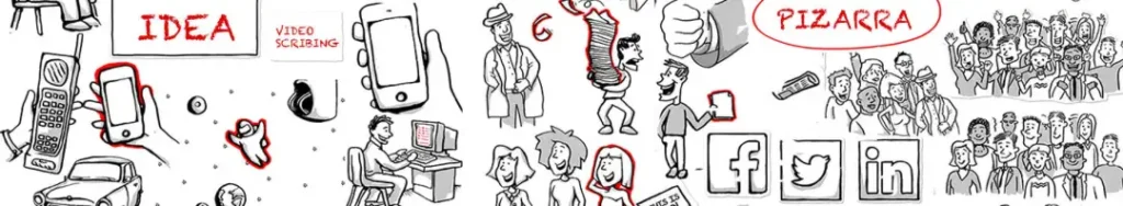 Elementos de un video scribing Elementos de un video scribing / pizarrablanca